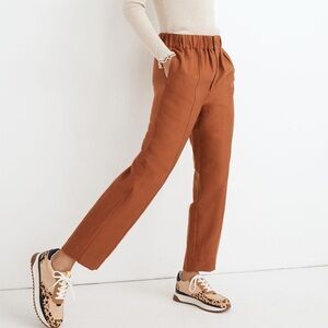 Madewell Tapered Huston Pull-On Crop Pants